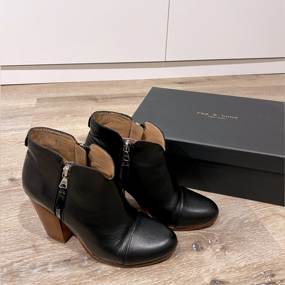Rag & Bone Leather Ankle Booties